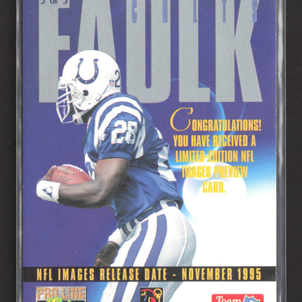 1995 Pro Line Classic NFL Images Preview Marshall Faulk #5