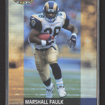 2001 Topps Bowman's Best Marshall Faulk #7