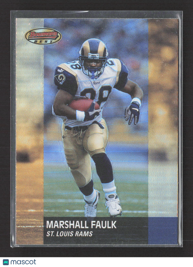 2001 Topps Bowman's Best Marshall Faulk #7