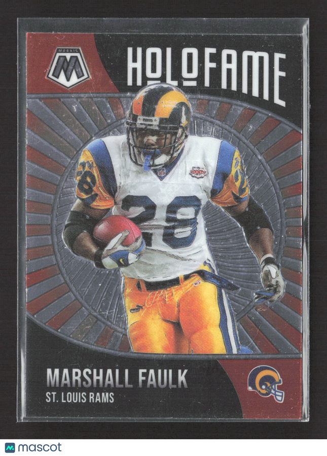 2021 Panini Mosaic Football Holofame Marshall Faulk #6