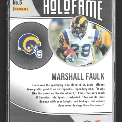 2021 Panini Mosaic Football Holofame Marshall Faulk #6