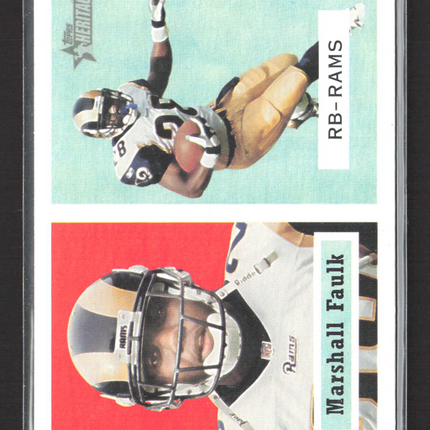 2002 Topps Heritage Marshall Faulk #64