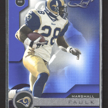 2001 Leaf Quantum Marshall Faulk #169
