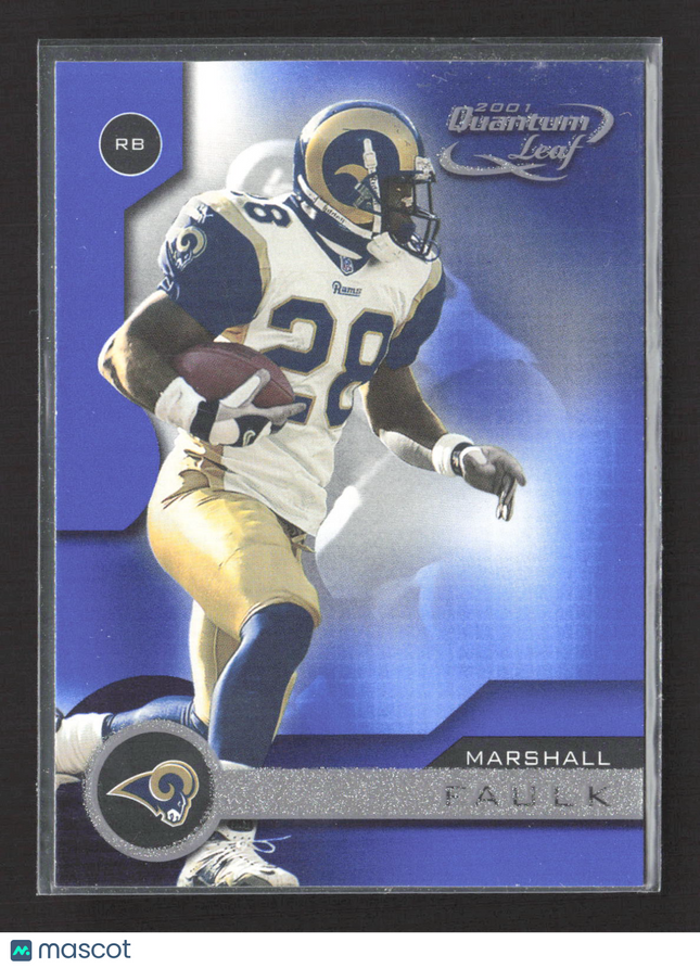 2001 Leaf Quantum Marshall Faulk #169