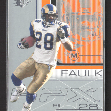2001 Upper Deck SPx Marshall Faulk #71
