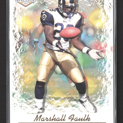 2001 Pacific Impressions Marshall Faulk #113 115/280