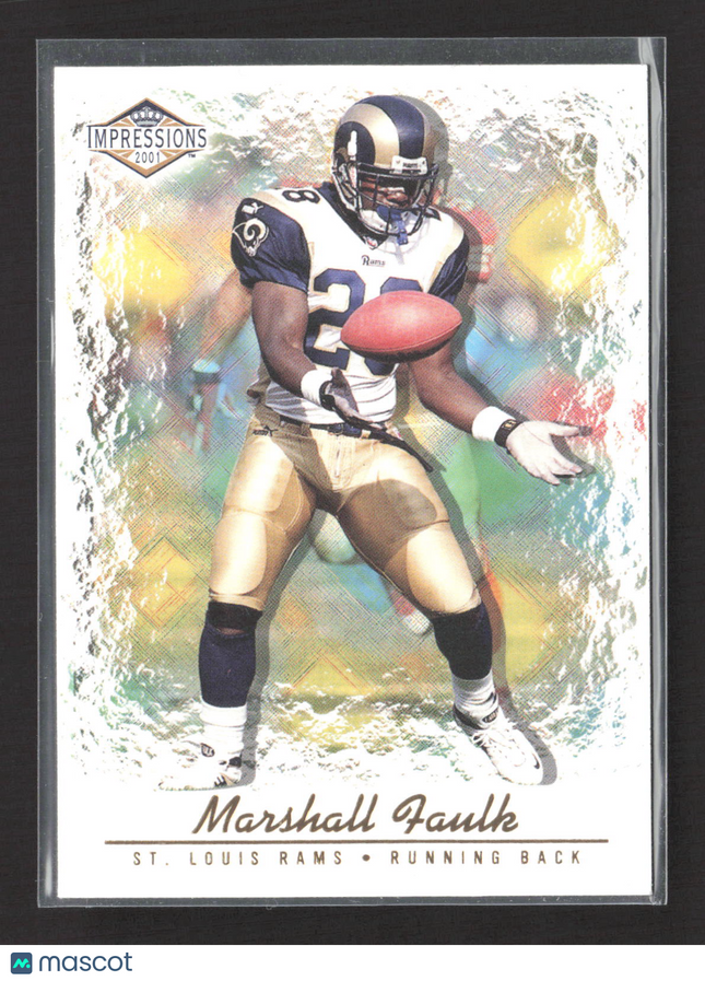 2001 Pacific Impressions Marshall Faulk #113 115/280