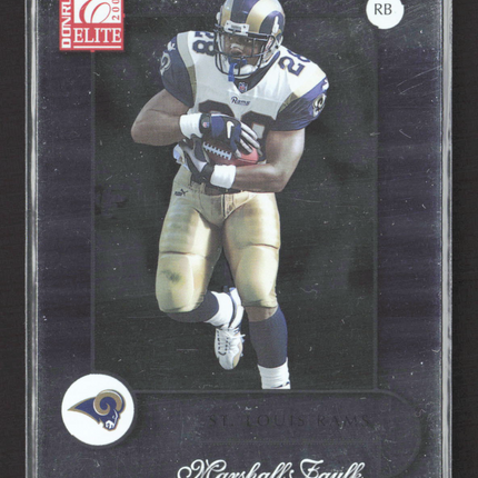 2001 Donruss Elite Marshall Faulk #85