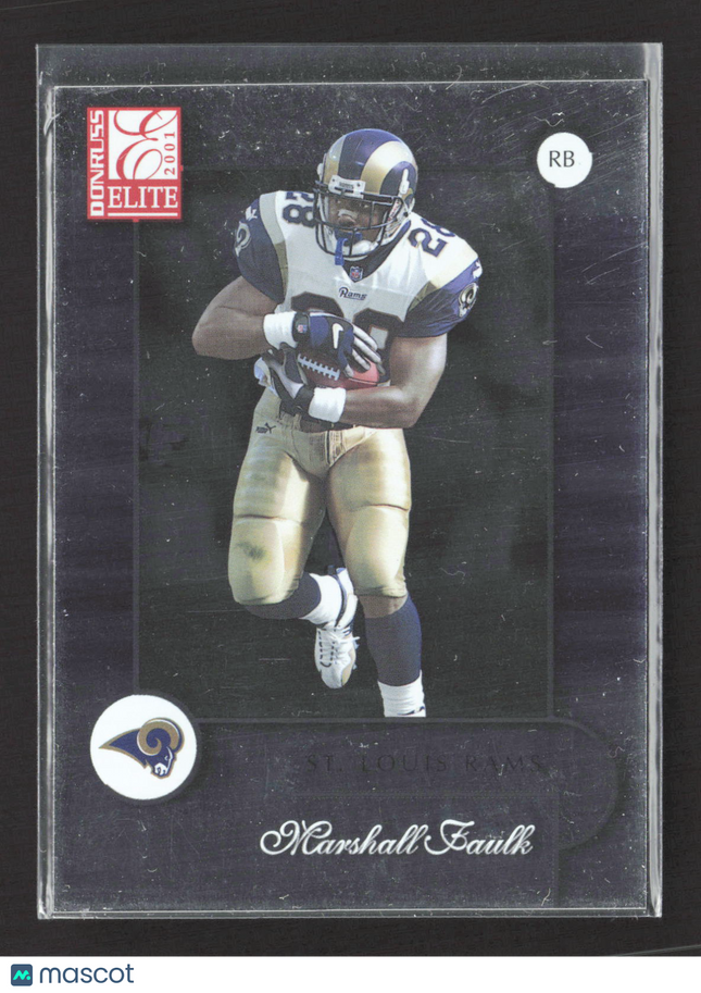 2001 Donruss Elite Marshall Faulk #85