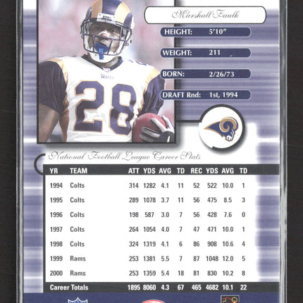 2001 Donruss Elite Marshall Faulk #85