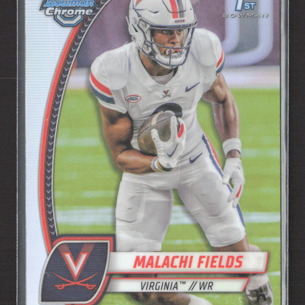 2022 Bowman Chrome University Malachi Fields #124 Refractor