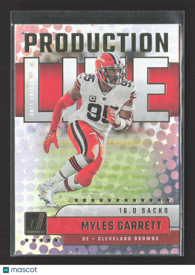 2023 Panini Donruss Production Line Myles Garrett #PDL-18