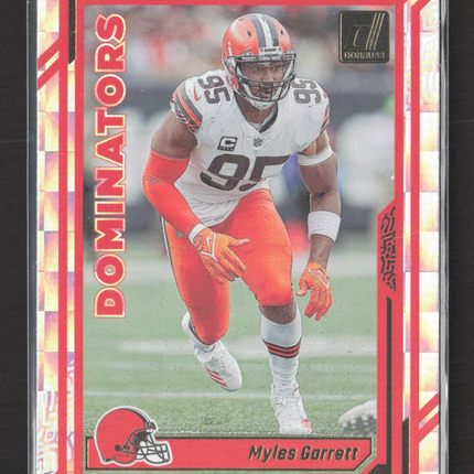 2023 Panini Donruss Dominators Myles Garrett #D-35
