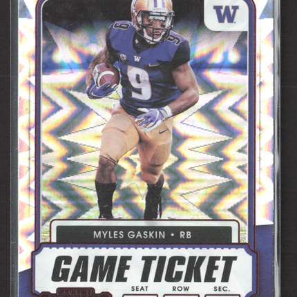2021 Panini Contenders Draft Picks Game Ticket Myles Gaskin #61
