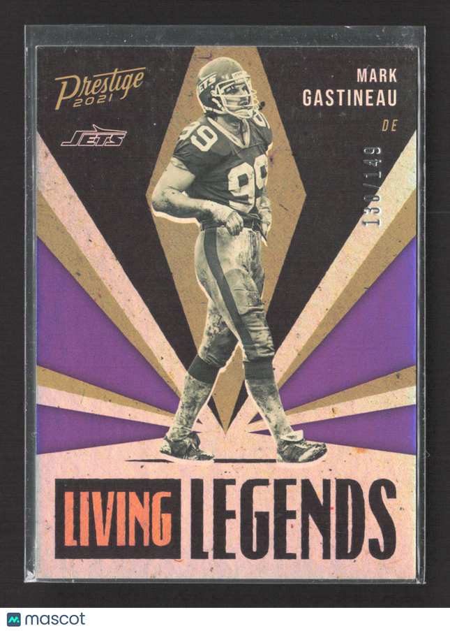 2021 Panini Prestige Living Legends Mark Gastineau #LL-3 Xtra Points 130/149
