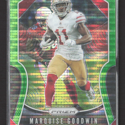 2019 Panini Prizm Marquise Goodwin #249 Green