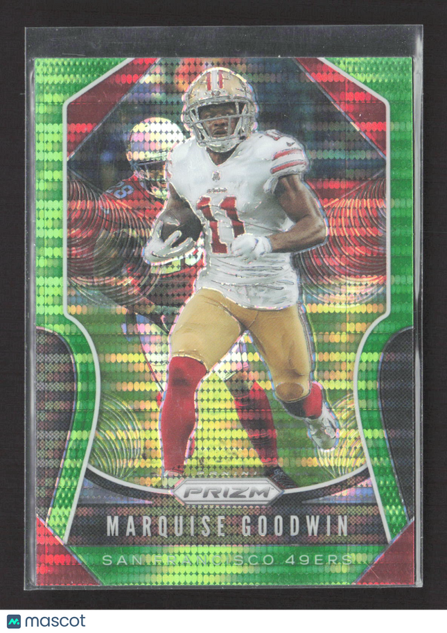 2019 Panini Prizm Marquise Goodwin #249 Green