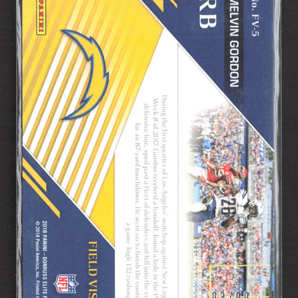 2018 Panini Donruss Elite Field Vision Melvin Gordon #FV-5 93/99
