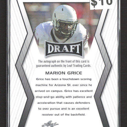 2014 Leaf Draft Marion Grice #BA-MGI Auto
