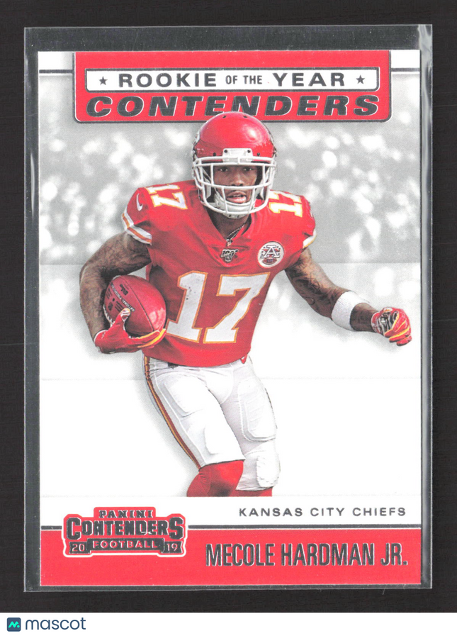 2019 Panini Contenders Rookie of the Year Contenders Mecole Hardman Jr. #RYA-MH