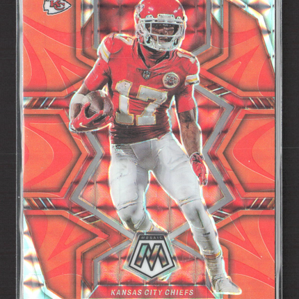 2022 Panini Prizm Mosaic Mecole Hardman Jr. #98 Orange