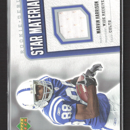 2006 Upper Deck Rookie Debut Star Materials Marvin Harrison #SM-MH Jersey
