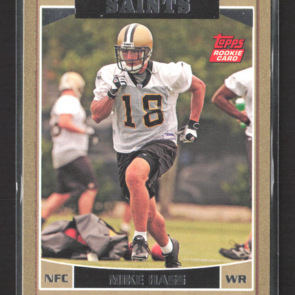 2006 Topps Mike Hass #313 /2006 Gold
