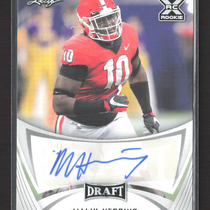 2021 Leaf Draft Malik Herring #BA-MH1 RC Auto