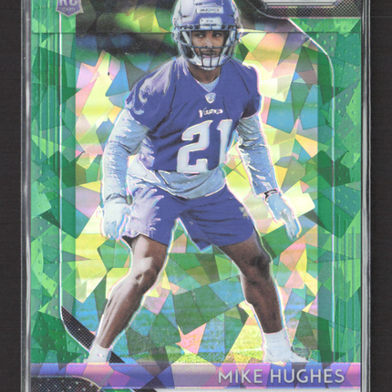 2018 Panini Prizm Mike Hughes #253 Green Ice 24/75 RC