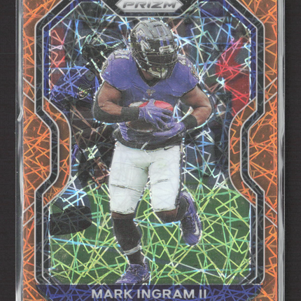 2020 Panini Prizm Mark Ingram II #39 Orange Lazer