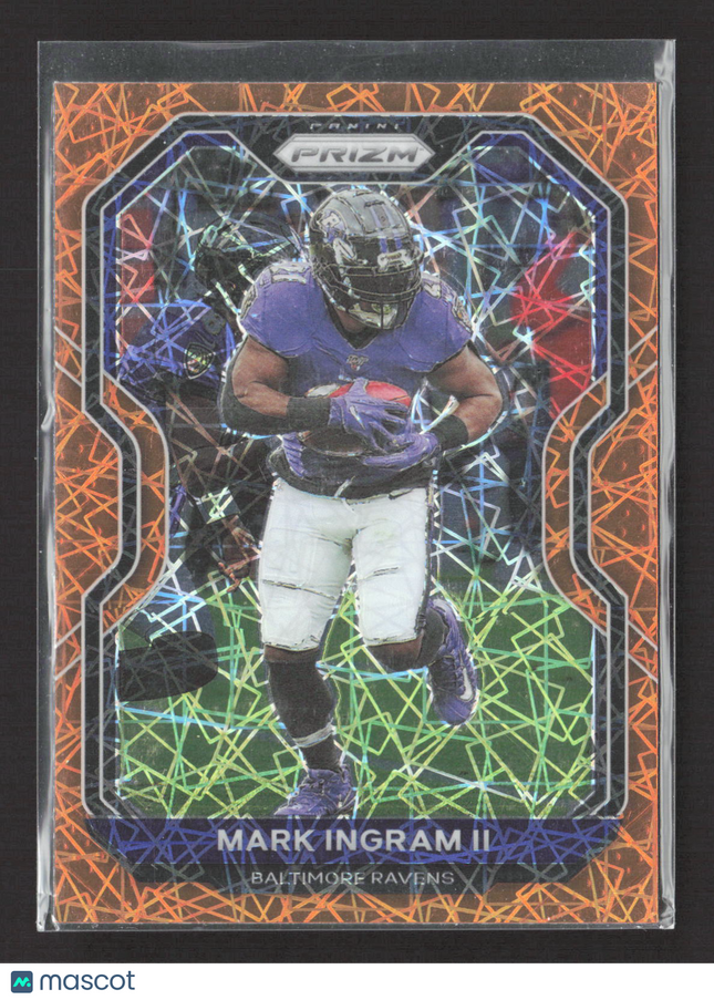 2020 Panini Prizm Mark Ingram II #39 Orange Lazer