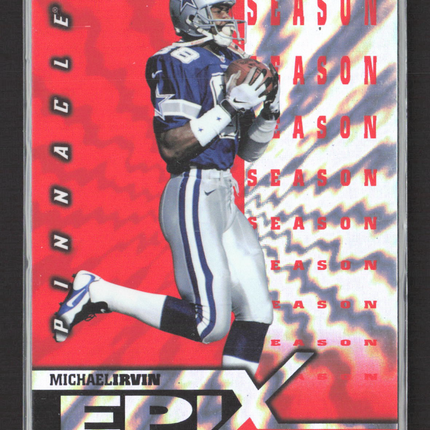 1997 Pinnacle Epix Season Michael Irvin #E11