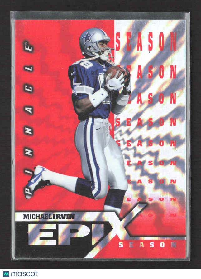 1997 Pinnacle Epix Season Michael Irvin #E11