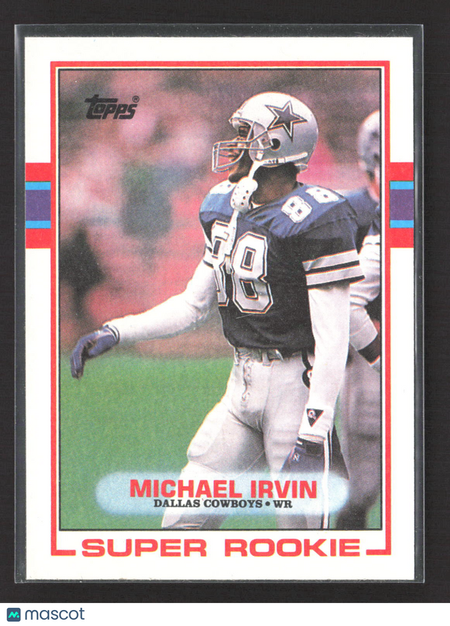 1989 Topps Michael Irvin #383 Super Rookie