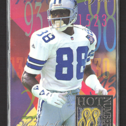 1994 Fleer Flair Hot Numbers Michael Irvin #6