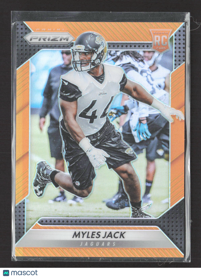 2016 Panini Prizm Myles Jack #295 Orange RC /299