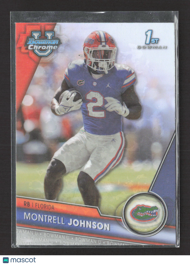 2023 Topps Bowman Chrome University Montrell Johnson #79 Refractor