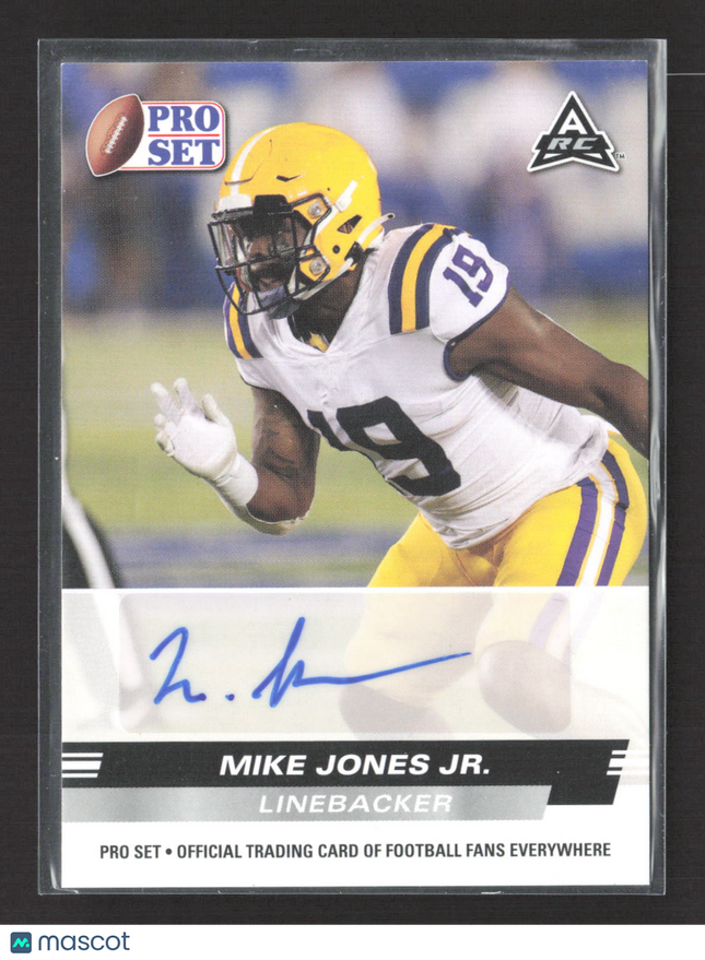 2022 Leaf Pro Set Mike Jones Jr. #PSA-MJJ RC Auto