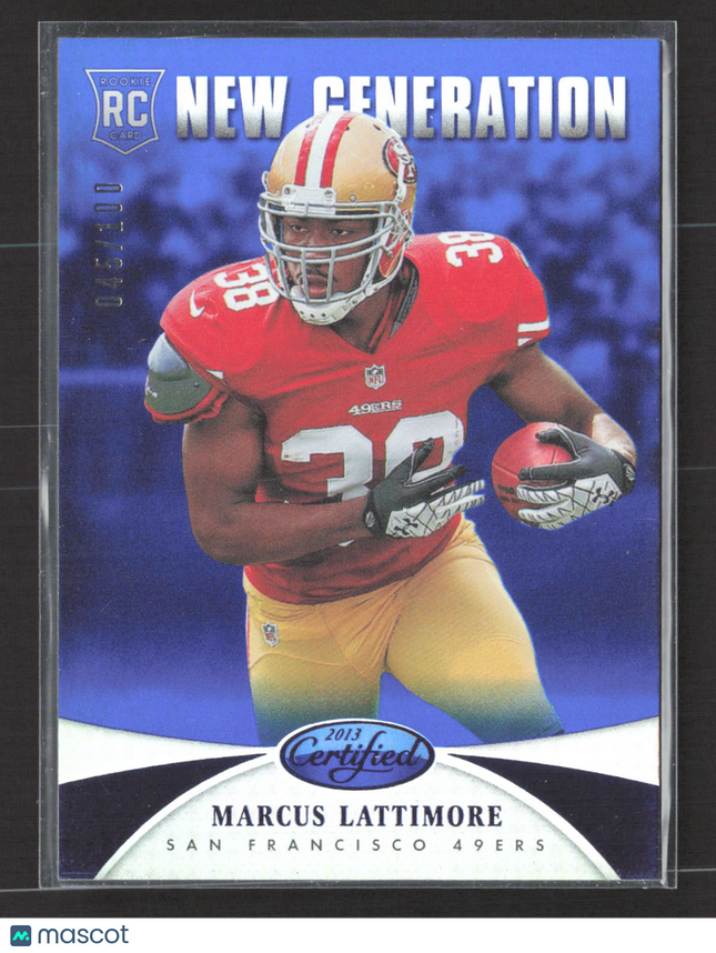 2013 Panini Certified New Generation Marcus Lattimore #261 RC 045/100