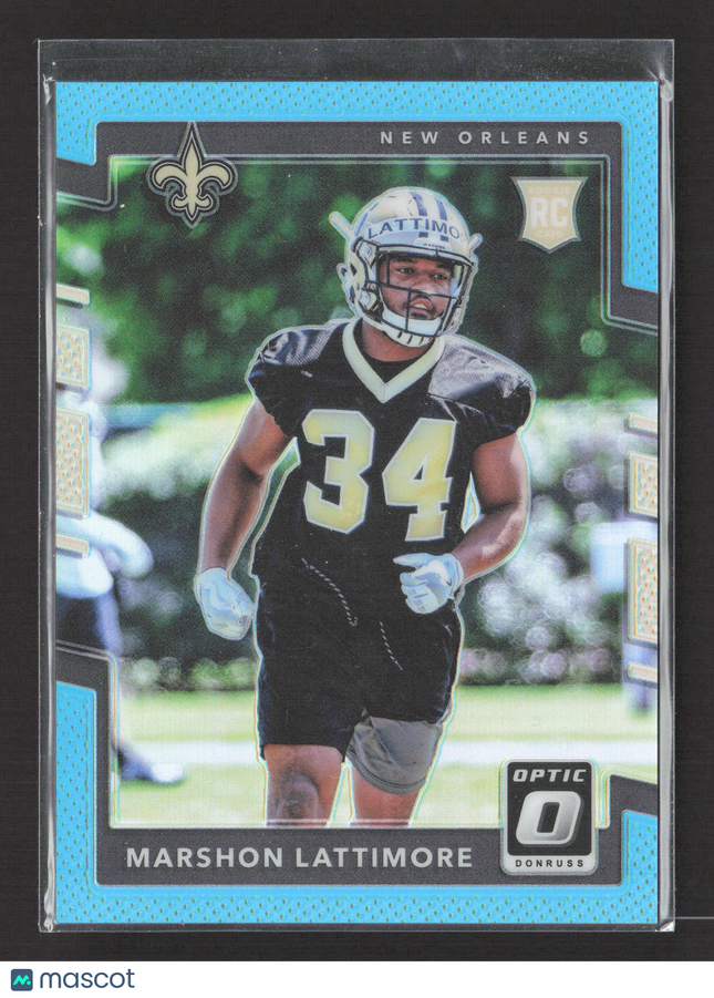 2017 Panini Donruss Optic Marshon Lattimore #136 Light Blue 291/299 RC