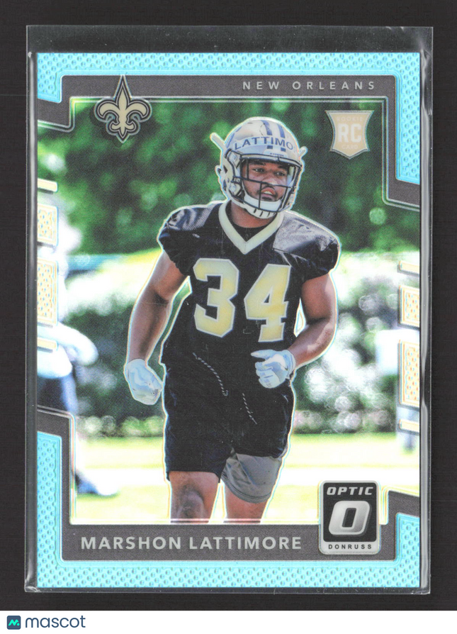 2017 Panini Donruss Optic Prizm Marshon Lattimore #136 RC 196/299