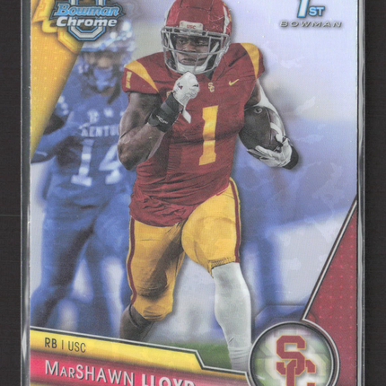 2023 Bowman Chrome University MarShawn Lloyd #107 Refractor