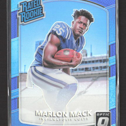 2017 Panini Donruss Optic Prizm Marlon Mack #152 Blue 140/149