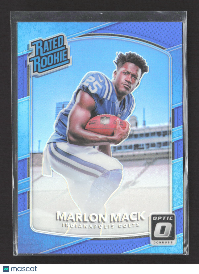 2017 Panini Donruss Optic Prizm Marlon Mack #152 Blue 140/149