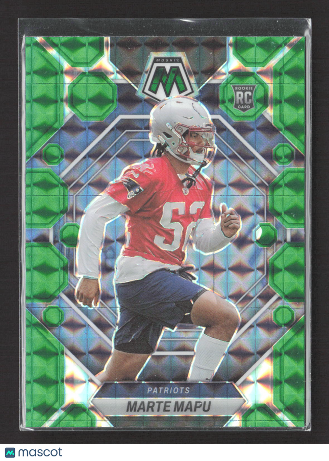 2023 Panini Mosaic Marte Mapu #345 Green RC