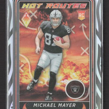 2023 Panini Phoenix Hot Routes Michael Mayer #HR-14 Zebra RC