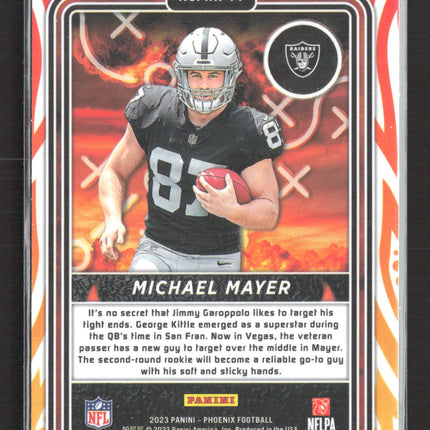 2023 Panini Phoenix Hot Routes Michael Mayer #HR-14 Zebra RC