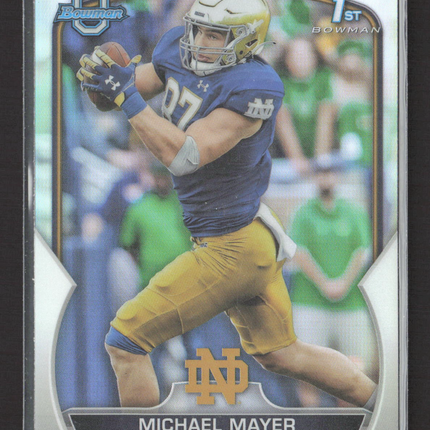 2022 Bowman University Michael Mayer #41 Refractor