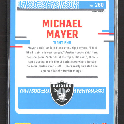 2023 Panini Donruss Optic Michael Mayer #260 Purple Shock
