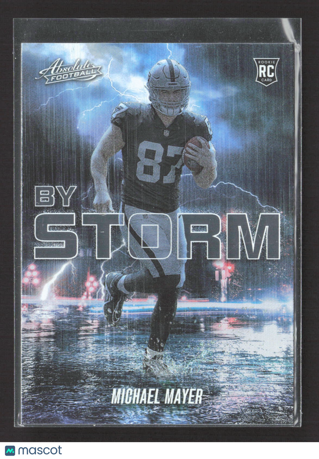 2023 Panini Absolute Football By Storm Michael Mayer #BST-16 RC